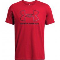 Under Armour Mens Foundation Short Sleeve - Red - M