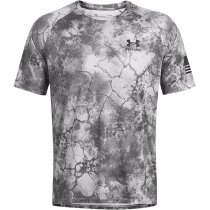 Under Armour Mens Freedom Camo T-Shirt - Mod Grey / Black - 2XL