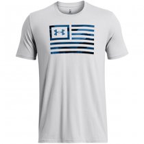 Under Armour Mens Freedom Flag Printed T-Shirt - Mod Grey - XL