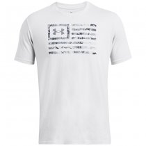 Under Armour Mens Freedom Flag Printed T-Shirt - Halo Grey - 2XL