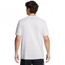 Under Armour Mens Freedom Flag Printed T-Shirt - Halo Grey - M