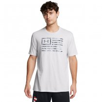 Under Armour Mens Freedom Flag Printed T-Shirt - Halo Grey - S