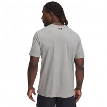 Under Armour Mens Freedom Flag Printed T-Shirt - Steel Medium Heather / Black - L