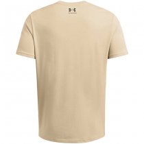 Under Armour Mens Freedom Flag Printed T-Shirt - Desert Sand - XL