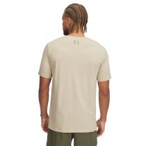 Under Armour Mens Freedom Flag Printed T-Shirt - Desert Sand / Bayou - S