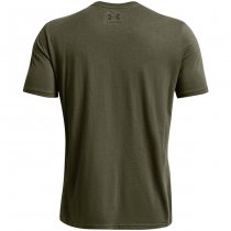 Under Armour Mens Freedom Flag Printed T-Shirt - Marine OD Green - L