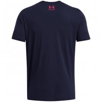 Under Armour Mens Freedom Flag Printed T-Shirt - Navy Blue - L