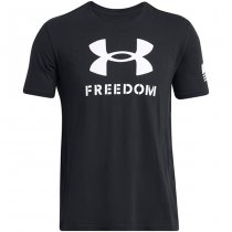 Under Armour Mens Freedom Logo T-Shirt - Black / White - S