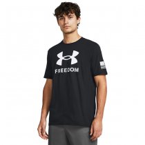 Under Armour Mens Freedom Logo T-Shirt - Black / White - S