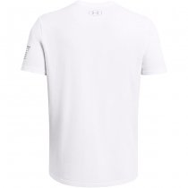 Under Armour Mens Freedom Logo T-Shirt - White / Steel - L