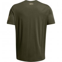 Under Armour Mens Freedom Logo T-Shirt - Marine OD Green - L