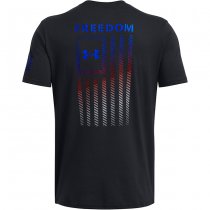 Under Armour Mens Freedom Flag Gradient T-Shirt - Black / Team Royal - XL