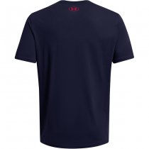 Under Armour Mens Freedom Amp T-Shirt - Midnight Navy - XL