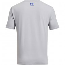 Under Armour Mens Freedom Hook T-Shirt - Mod Grey Heather / Royal - M