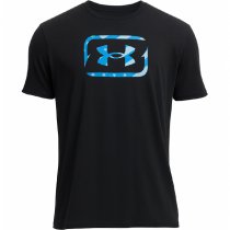 Under Armour Mens Freedom Hook T-Shirt - Anthracite / Ether Blue - 2XL