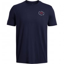 Under Armour Mens Freedom Marlin T-Shirt - Navy Blue - L