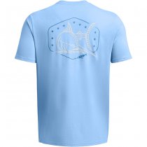 Under Armour Mens Freedom Marlin T-Shirt - Carolina Blue - 2XL