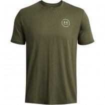Under Armour Mens Freedom Bass Short Sleeve T-Shirt - Marine OD Green - 2XL