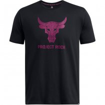 Under Armour Project Rock Payoff T-Shirt - Black / Purple Gemini - 3XL