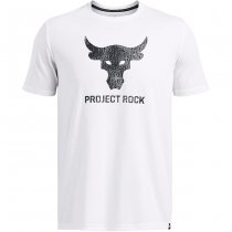 Under Armour Project Rock Payoff T-Shirt - White / Black - 2XL
