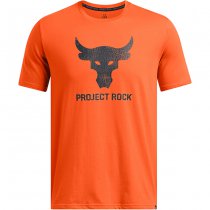 Under Armour Project Rock Payoff T-Shirt - Team Orange / Black - L