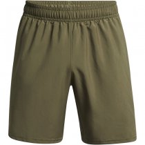 Under Armour Tech Woven Wordmark Shorts - Marine OD Green - M