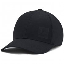 Under Armour Mens ArmourVent Stretch Fit Cap - Black - L/XL