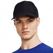 Under Armour Mens ArmourVent Stretch Fit Cap - Black - L/XL