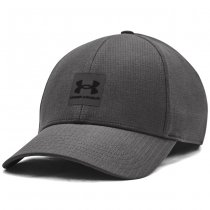 Under Armour Mens ArmourVent Stretch Fit Cap - Grey / Black - M/L
