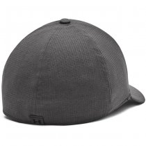 Under Armour Mens ArmourVent Stretch Fit Cap - Grey / Black - S/M