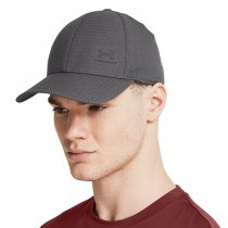 Under Armour Mens ArmourVent Stretch Fit Cap - Grey - S/M
