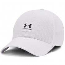 Under Armour Mens ArmourVent Stretch Fit Cap - White / Grey - M/L