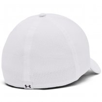 Under Armour Mens ArmourVent Stretch Fit Cap - White / Grey - S/M