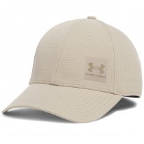 Under Armour Mens ArmourVent Stretch Fit Cap - Khaki - S/M