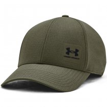 Under Armour Mens ArmourVent Stretch Fit Cap - Marine OD Green - S/M