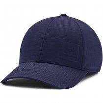 Under Armour Mens ArmourVent Stretch Fit Cap - Navy Blue - S/M