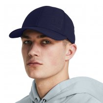 Under Armour Mens ArmourVent Stretch Fit Cap - Navy Blue - S/M