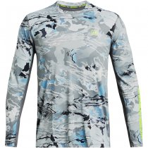Under Armour Mens Fish Pro Camo T-Shirt - Pitch Grey - 2XL