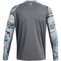 Under Armour Mens Fish Pro Camo T-Shirt - Pitch Grey - 3XL