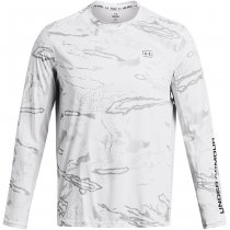 Under Armour Mens Fish Pro Camo T-Shirt - Halo Grey - 3XL