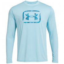 Under Armour Mens Fish Pro Freedom Long Sleeve - Stream / Ether Blue - XL