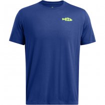 Under Armour Mens Bass Short Sleeve - Blue - L