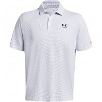 Under Armour Playoff 3.0 Freedom Print Polo - White / Red - XL