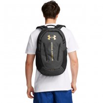 Under Armour Hustle 6.0 Pro Backpack - Black Full Heather / Black