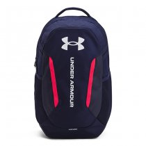 Under Armour Hustle 6.0 Pro Backpack - Navy Blue / Navy Blue / White