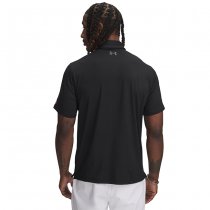 Under Armour Mens Tee To Green Freedom Polo - Black / Grey - 3XL