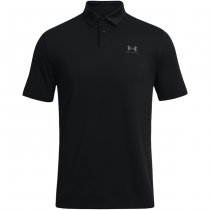 Under Armour Mens Tee To Green Freedom Polo - Black / Grey - XL
