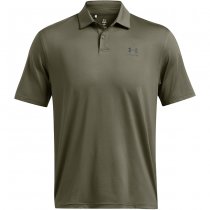Under Armour Mens Tee To Green Freedom Polo - Marine OD Green / Black - S