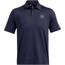 Under Armour Mens Tee To Green Freedom Polo - Navy Blue / Grey - 2XL