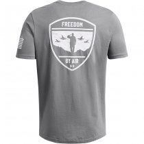 Under Armour Mens Freedom By Air T-Shirt - Heather Grey - M